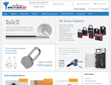 Tablet Screenshot of mul-t-lock-online.com